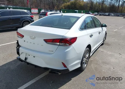 2018 Hyundai Sonata Sport+ z USA, uszkodzony, nr VIN 5NPE34AF5JH722348